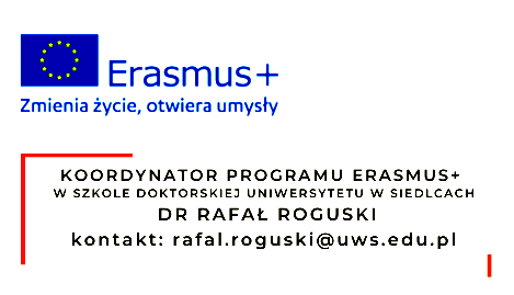 UwS koordynator programu erasmus 