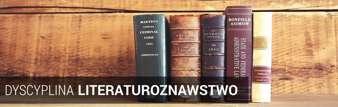 DYSCYPLINA LITERATUROZNAWSTWO