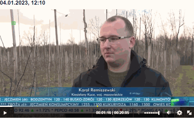 Doctoral student Karol Remiszewski, M.Sc. in the 'Agrobiznes' programme Remiszewski Agrobiznes
