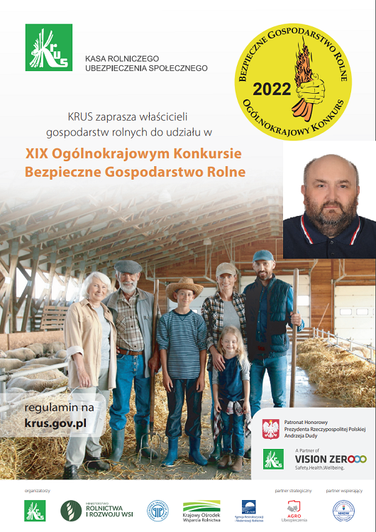Adam Matyszczak, M.Sc., the juror of the regional stage of the XIX National Safe Farm Competition 2022 Adam Matyszczak UPH SD
